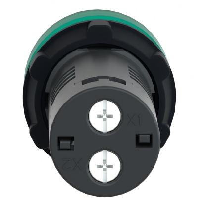 Sinaleiro Monobloco Iluminado Redondo 22mm 110Vca/Cc Led Verde XA2EVF3LC - Schneider Electric