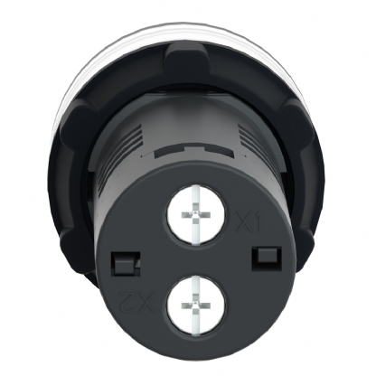 Sinaleiro Monobloco Iluminado Redondo 22mm 220V Plástico Led Branco XA2EVM1LC - Schneider Electric