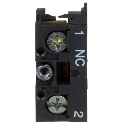 Bloco Contato Velocidade Única Ação Lenta Botoeira Pendente 1Nf Preto ZB2BE102 - Schneider Electric