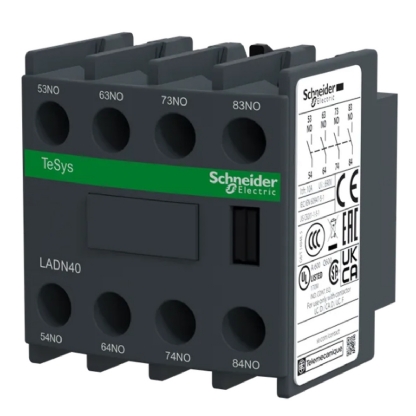 Bloco Contato Auxiliar Para Contator Frontal 4Na LADN40 - Schneider Electric