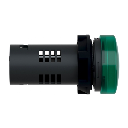 Sinaleiro Monobloco Iluminado Redondo 22mm 24Vca/Cc Led Verde Ip65 XA2EVB3LC - Schneider Electric