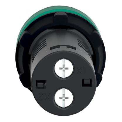 Sinaleiro Monobloco Iluminado Redondo 22mm 24Vca/Cc Led Verde Ip65 XA2EVB3LC - Schneider Electric