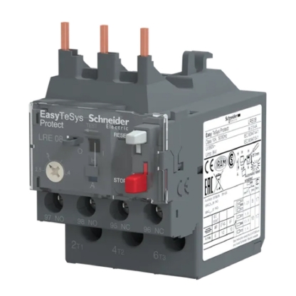 Relé Sobrecarga Térmico 2,5-4,0A Classe 10A Cinza 50/60Hz LRE08 Easypact Schneider Electric