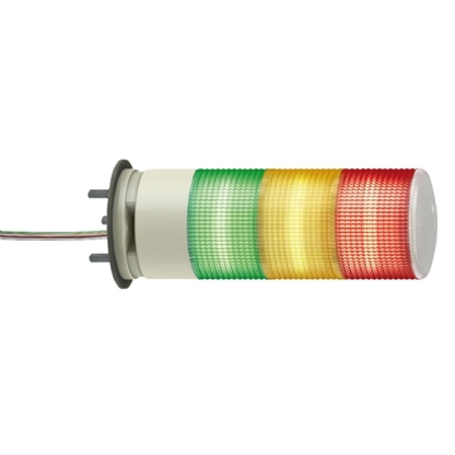 Coluna Luminosa 3 Elementos Led D60mm Vermelho/Amarelo/Verde 24Vca/Cc XVGB3W - Schneider Electric