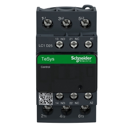 Contator Potencia Tripolar 25a 220Vca 1Na+1Nf 50/60Hz LC1D25M7 - Schneider Electric