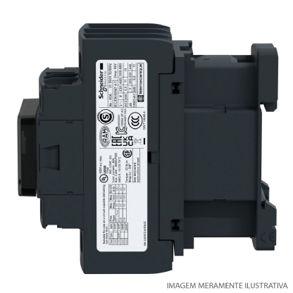 Contator Potencia Tripolar 32A 220Vca 1Na+1Nf 50/60Hz LC1D32M7 - Schneider Electric
