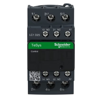 Contator Potencia Tripolar 25A 110Vca 1Na+1Nf 50/60Hz LC1D25F7 - Schneider Electric