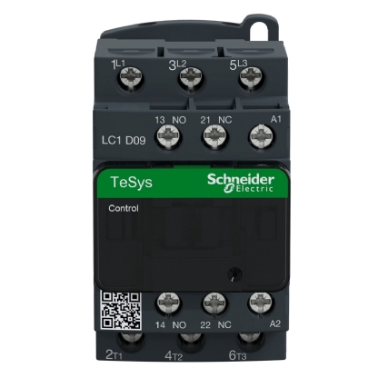 Contator Potencia Tripolar 9A 24Vca 1Na+1Nf 50/60hz LC1D09B7 - Schneider Electric