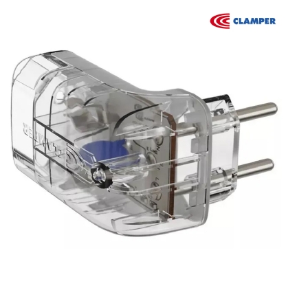 Protetor de Surtos/Raios DPS 2 Pinos 20A Transparente - Clamper