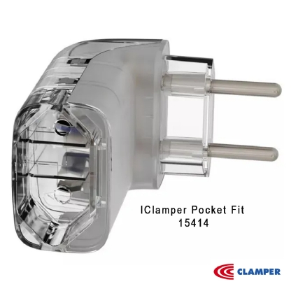 Protetor de Surtos/Raios DPS 2 Pinos 20A Transparente - Clamper