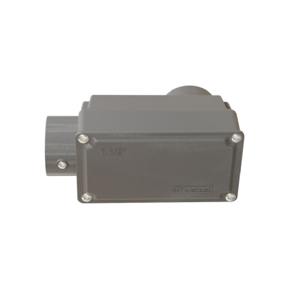 Condulete Tipo LB Alumínio 1.1/2 Cinza Fixo - Wetzel