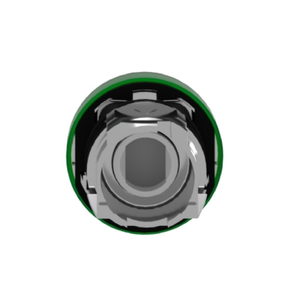 Sinalizador Frontal Faceado Iluminado 22mm Metálico Led Verde - Schneider