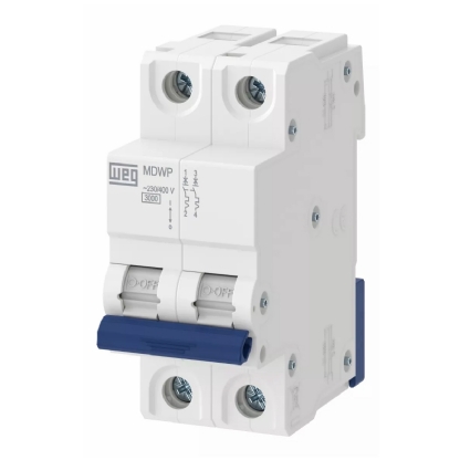Disjuntor Mini Din Bipolar 2A Curva C 3Ka 230/400V Termomagnético 15265696 Weg