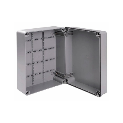 Caixa Distribuição Sobrepor Pvc 300X220X120mm Sem Embutes Ip55 Tampa Opaca - Steck