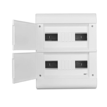 Quadro Embutir 24 Disjuntores Branco - Steck