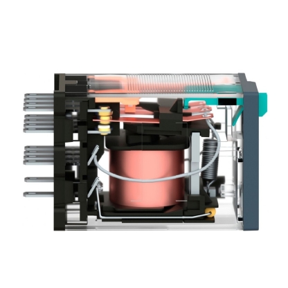 Relé De Interface Mini 6A 24VCC 4Naf Com Led RXM4AB2BD - Schneider Electric