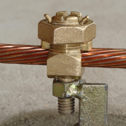 Conector Parafuso Fendido Split-Bolt Rabicho 70Mm Cobre Rosca 3/8 Polegadas Pfr 15777 Intelli