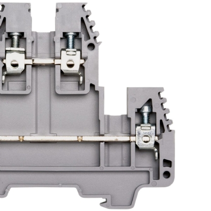 Conector Borne Passagem Duplo 4 Conexões 2,50Mm 24A 500V Weg
