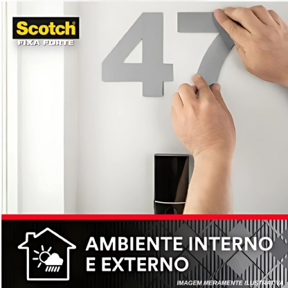 Fita Dupla Face Espuma 24mm 2 Metros Cinza Fixa Forte Extreme HB004492250 - 3M Do Brasil