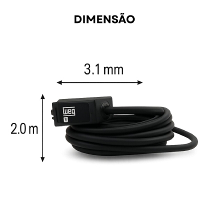 Sensor Barreira Receptor/emissor 30M 12-24Vcc - Weg