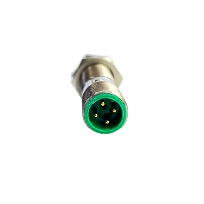 Sensor Indutivo Cilíndrico Roscado Sn=2Mm M12X1,00Mm Latão 4 Fios 10-30Vcc Conector M12 4 Pinos Pnp 1Na+1Nf Traseira Iluminada - Weg