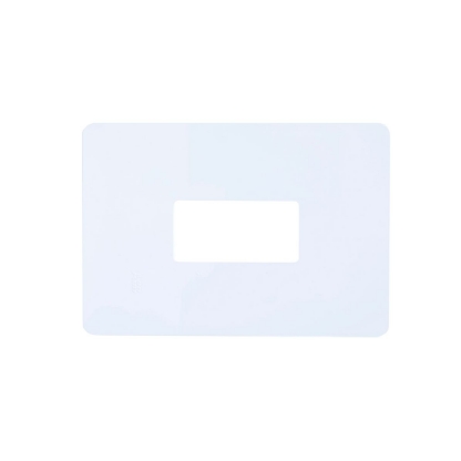 Placa Acabamento 4X2 1 Posto Vertical Branco Unno N1371.1V BL - ABB