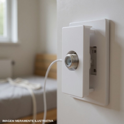 Antena Tv Coaxial F Unno Branco 2CLA115000N1104 - ABB