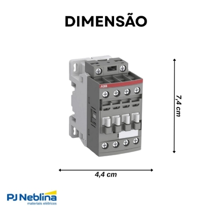 Contator Auxiliar 4A 200-220V 3Na+1Nf 60Hz Eficiente - Abb