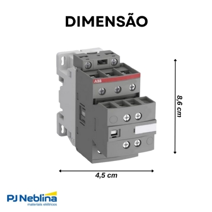 Disjuntor Mini Din Tripolar 40A Curva C 6Ka 230/400V - Abb
