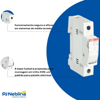 Base Fusível Monofásica 10,3 X 38mm 690V 32A E9132 - ABB
