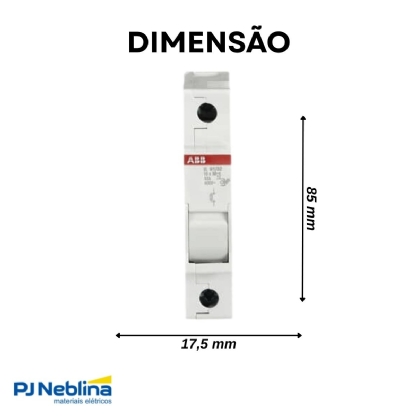 Base Fusível Monofásica 10,3 X 38mm 690V 32A E9132 - ABB