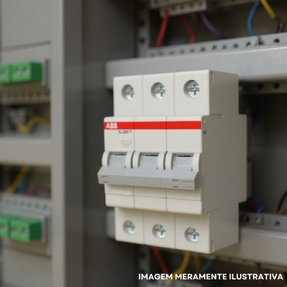 Disjuntor Mini Din Tripolar 32A Curva C 5Ka 440V SJ203T-C32 - ABB