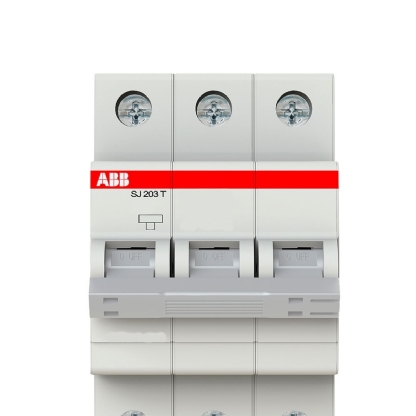 Disjuntor Mini Din Tripolar 20A Curva C 5Ka 440V SJ203T-C20 - ABB