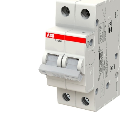 Disjuntor Mini Din Bipolar 4A Curva C 5Ka 440V SJ202T-C4 - ABB