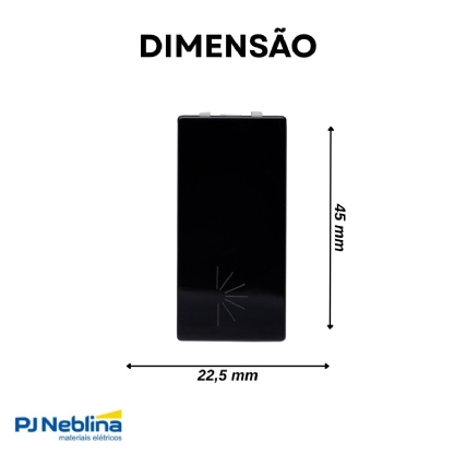 Módulo Pulsador Minuteria 1 Mod 10A 250V Pt Unno Life - ABB