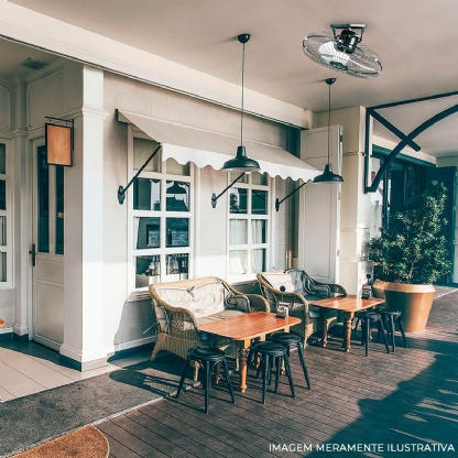 Ventilador De Teto Premium Bivolt 170W 50cm Preto Grade De Aço 6 Pás 76-5402 - Venti Delta