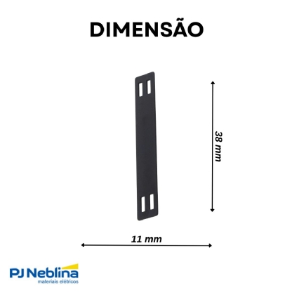 Porta Marcador Ny 7 Divis At1 Preto 1000 Unidades - Hellermann