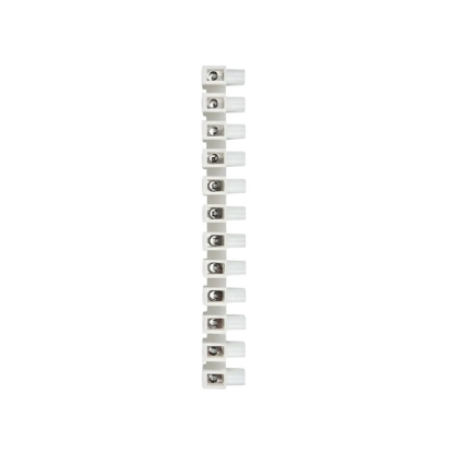 Conector Múltiplo Poliamida 41A 450V 12 Bornes 6,00Mm 85G Branco - Steck