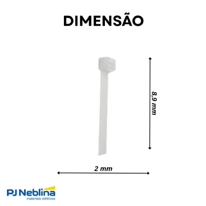 Braçadeira Flexível Poliamida 1325X8,9 mm Com 1000 Unidades - Hellermann