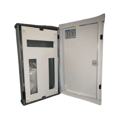 Quadro Distribuição Embutir Qde-46 46 Disjuntores 100A Branco Vertical Brum