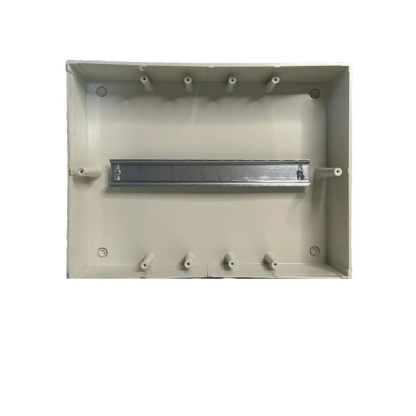 Centrinho Distribuição Branco Sobrepor Para 18 Disjuntores Din 248x426x74mm Porta Opaca Sem Barramento IP40 Brum