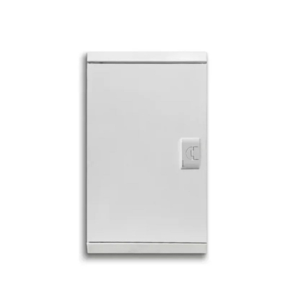 Quadro Distribuição Embutir Qde-18 18 Disjuntores 100A Branco Vertical Brum