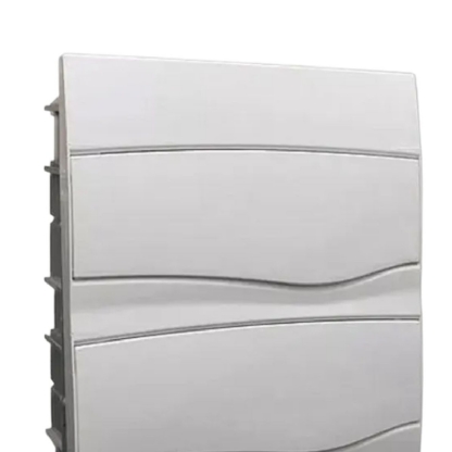 Centrinho Distribuição Embutir Para 24 Disjuntores Din Termoplástico Porta Opaca Sem Barramento Ip40 Branco Brum