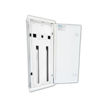 Quadro Distribuição Embutir Q25-72E 72 Disjuntores 150/250A Branco Vertical Brum