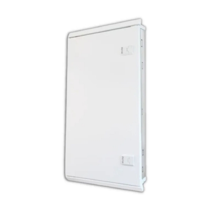 Quadro Distribuição Embutir Q25-72E 72 Disjuntores 150/250A Branco Vertical Brum