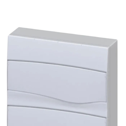 Centrinho Distribuição Sobrepor Para 36 Disjuntores Din Termoplástico Porta Opaca Sem Barramento Ip40 Branco Brum