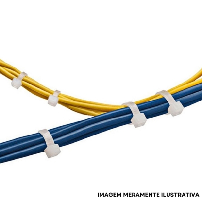 Braçadeira Plástica 140X2,5Mm 100 Unidades - Conexel