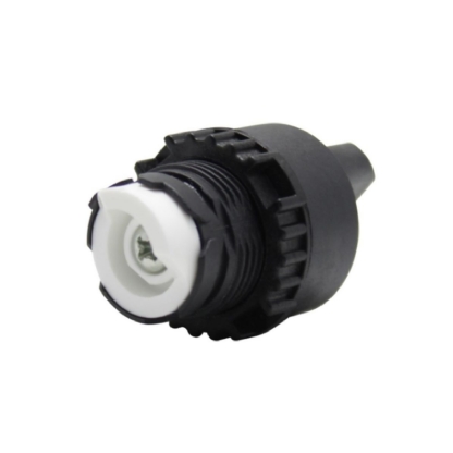 Frontal Comutador Knob Curto 2 Posição Fixo 45G 22Mm Plástico Preto  - Weg