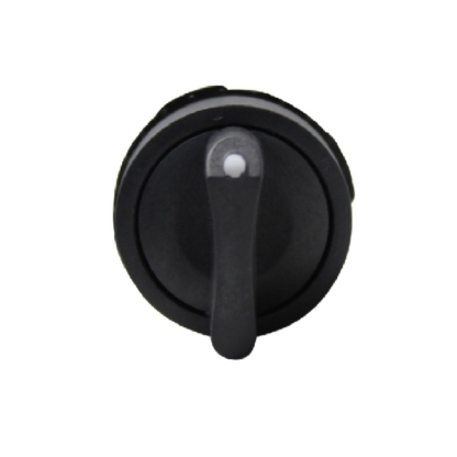 Frontal Comutador Knob Curto 2 Posição Fixo 45G 22Mm Plástico Preto  - Weg