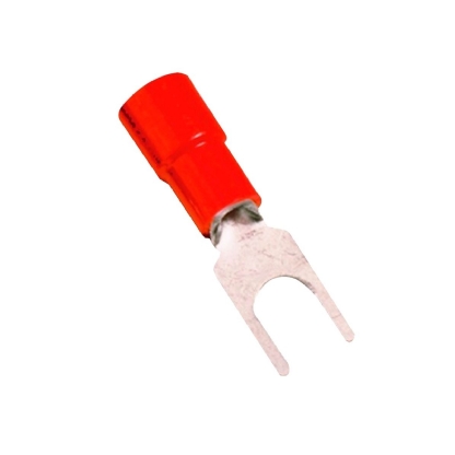 Terminal Forquilha 0,50-1,50Mm (22-16Awg) Pré-Isolado Vermelho F=4Mm 5/32 (M4) Magnet